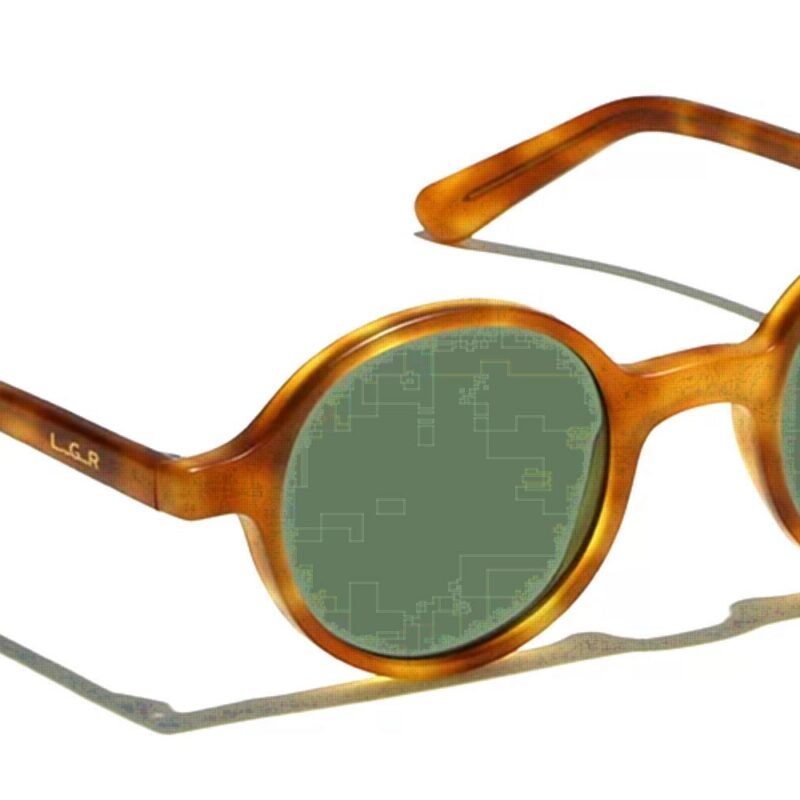 L.g.r Men's REUNION Light Havana Matt/Flat Green G-15 (Caliber 48) Sunglasses L.g.r Men's REUNION Light Havana Matt/Flat Green G-15 (Caliber 48) Sunglasses