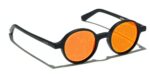 L.g.r Men's REUNION Matte Black/Red Mirror (Caliber 48) Sunglasses