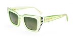 Etnia Barcelona Men's RITMO Transparent Green/Green Shaded Sunglasses