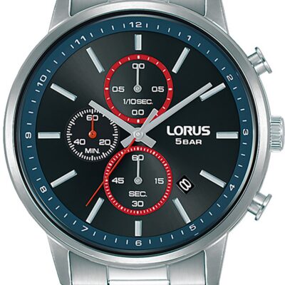 Lorus Men's Chronograph 44mm Stainless Steel Watch (RM397GX9)