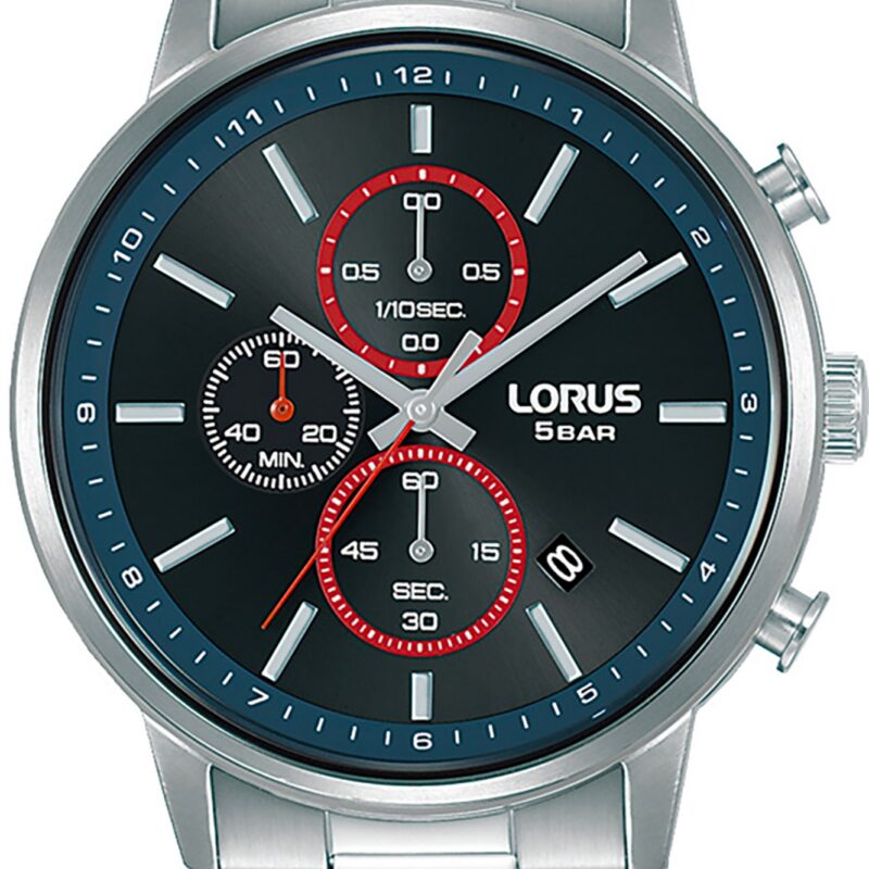 Lorus Men's Chronograph 44mm Stainless Steel Watch (RM397GX9)