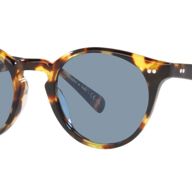 Oliver Peoples Unisex ROMARE SUN OV 5459SU Vintage Havana/Blue Sunglasses