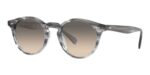 Oliver Peoples Men's ROMARE SUN OV 5459SU Striped Grey/Grey Shaded Sunglasses