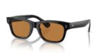 Oliver Peoples ROSSON SUN OV 5540SU Shaded Black/Cognac Sunglasses
