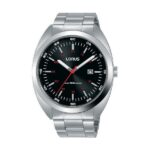 Lorus Men's Chronograph 42mm Ss Ip Black Watch (RT361HX9)