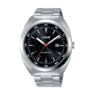 Lorus Men's Chronograph 42mm Ss Ip Black Watch (RT361HX9)