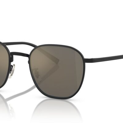 Oliver Peoples RYNN OV 1329ST Matte Black/ Gold Grey Sunglasses