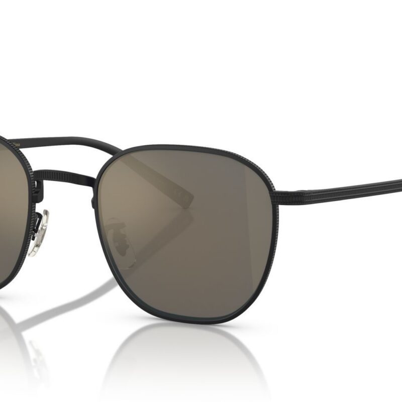 Oliver Peoples RYNN OV 1329ST Matte Black/ Gold Grey Sunglasses
