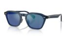 Oliver Peoples R-11 OV 5593S Ash Blue/Marine Flash Mirror Sunglasses