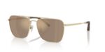 Oliver Peoples R-15 OV 1362S Gold/Desert Flash Mirror Sunglasses