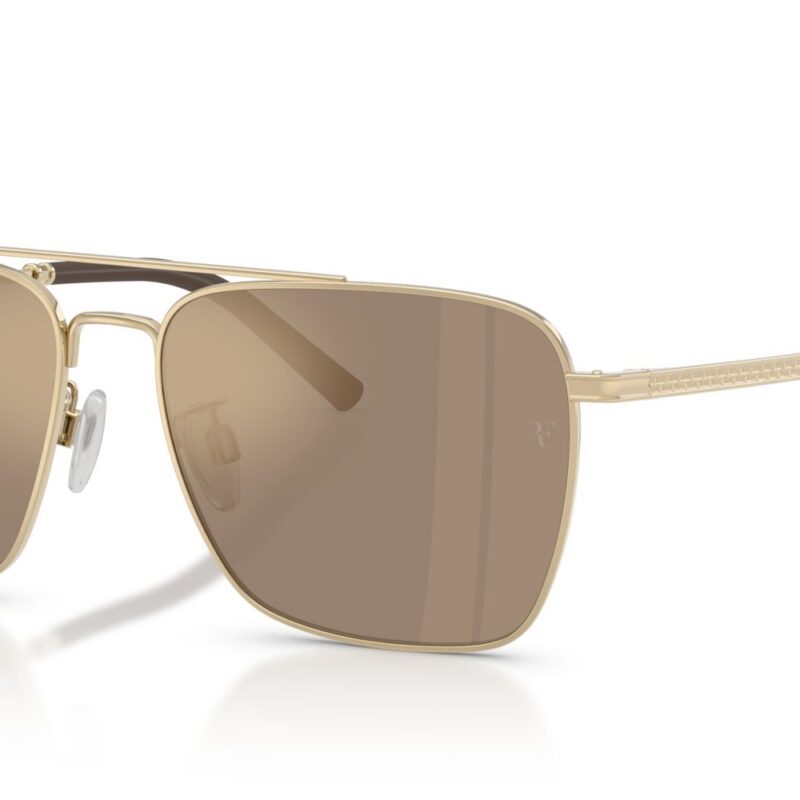Oliver Peoples R-15 OV 1362S Gold/Desert Flash Mirror Sunglasses