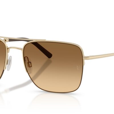 Oliver Peoples Men's R-2 OV 1343S Gold/Photochromic Amber Shaded Sunglasses