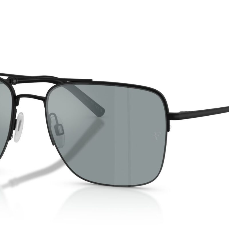 Oliver Peoples R-2 OV 1343S Matt Black/Polarized Mirror Black Sunglasses