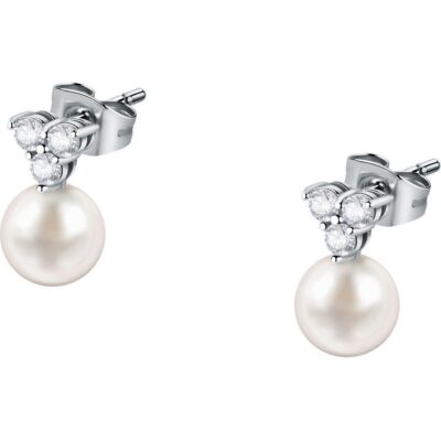 Morellato Perla Silver Tone Earrings SAER52 For Women