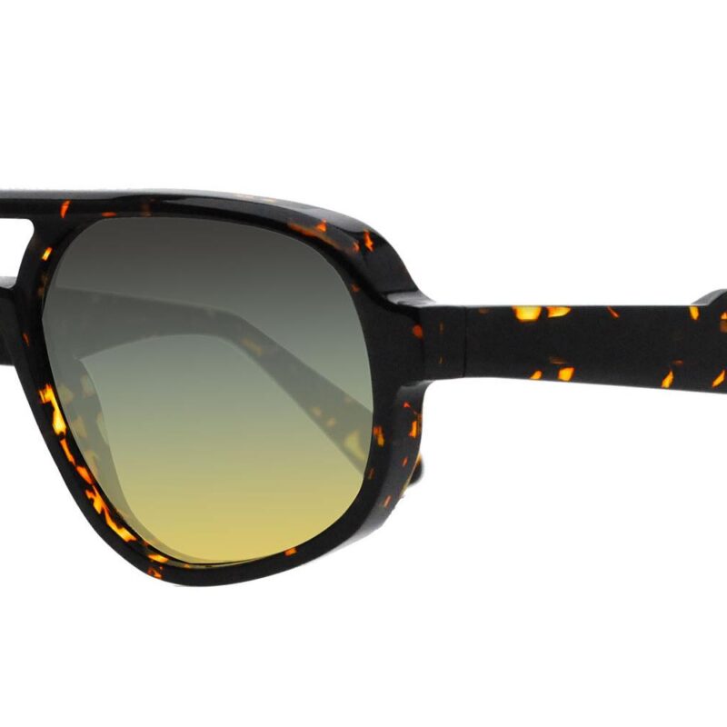 Ophy Men's SAFDIE Tortoise/Grey Yellow Shaded Sunglasses Ophy Men's SAFDIE Tortoise/Grey Yellow Shaded Sunglasses
