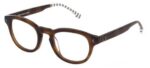 Lozza Men's SALERNO 2 VL4269 Shiny Havana Eyeglasses