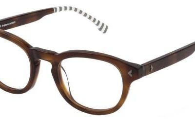 Lozza Men's SALERNO 2 VL4269 Shiny Havana Eyeglasses