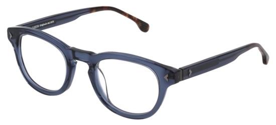Lozza Men's SALERNO 2 VL4269 Shiny Trasparent Blue Eyeglasses Lozza Men's SALERNO 2 VL4269 Shiny Trasparent Blue Eyeglasses