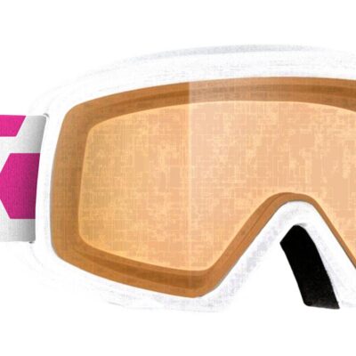 Salice Men's 608 White - Fuchsia/Amber Double Lens Cat.1 Sunglasses