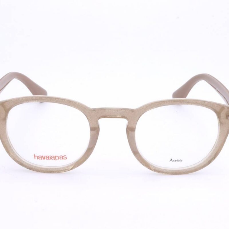 HAVAIANAS SALVADOR V GLITTER BEIGE Unisex Eyeglasses HAVAIANAS SALVADOR V GLITTER BEIGE Unisex Eyeglasses