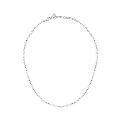 Morellato Intrecci Silver Tone Steel Necklace SAZC10 For Women