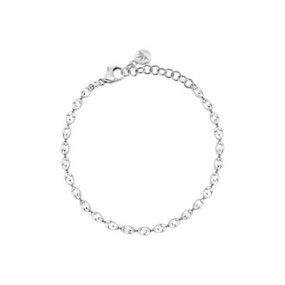 Morellato Intrecci Silver Tone Steel Bracelet SAZC15 For Women
