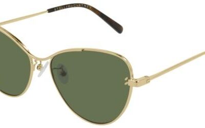 Stella Mccartney - Kering SC0157S Gold/Green Sunglasses