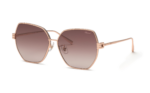 Chopard Men's SCHL28M Shiny Rose Gold Red/Brown Red Shaded Sunglasses