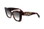 Salvatore Ferragamo Women's SF1023S Dark Havana/Grey Shaded Sunglasses
