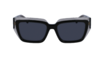 Salvatore Ferragamo Women's SF2002S Transparent Grey/Dark Grey Sunglasses