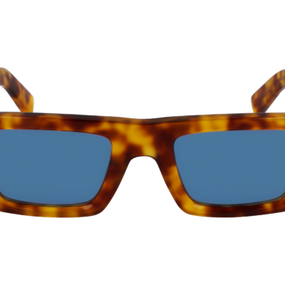 Salvatore Ferragamo Men's SF2034S Blonde Tortoise/Blue Sunglasses