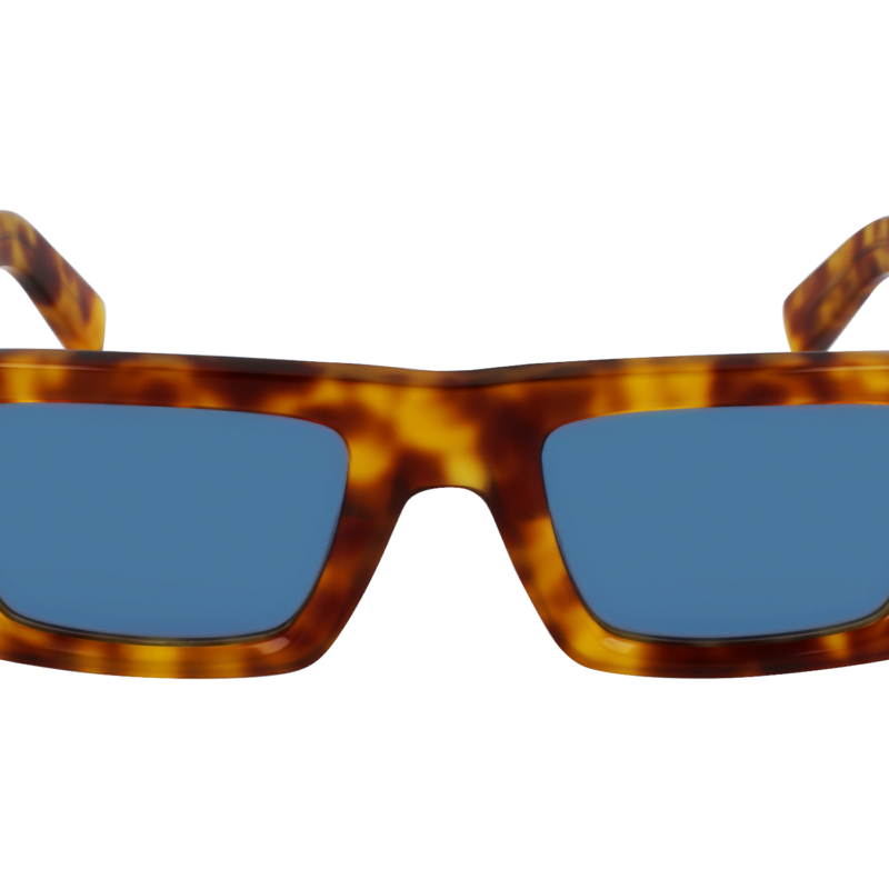 Salvatore Ferragamo Men's SF2034S Blonde Tortoise/Blue Sunglasses