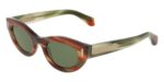 Salvatore Ferragamo SF2062SE Striped Brown Green/Green Sunglasses