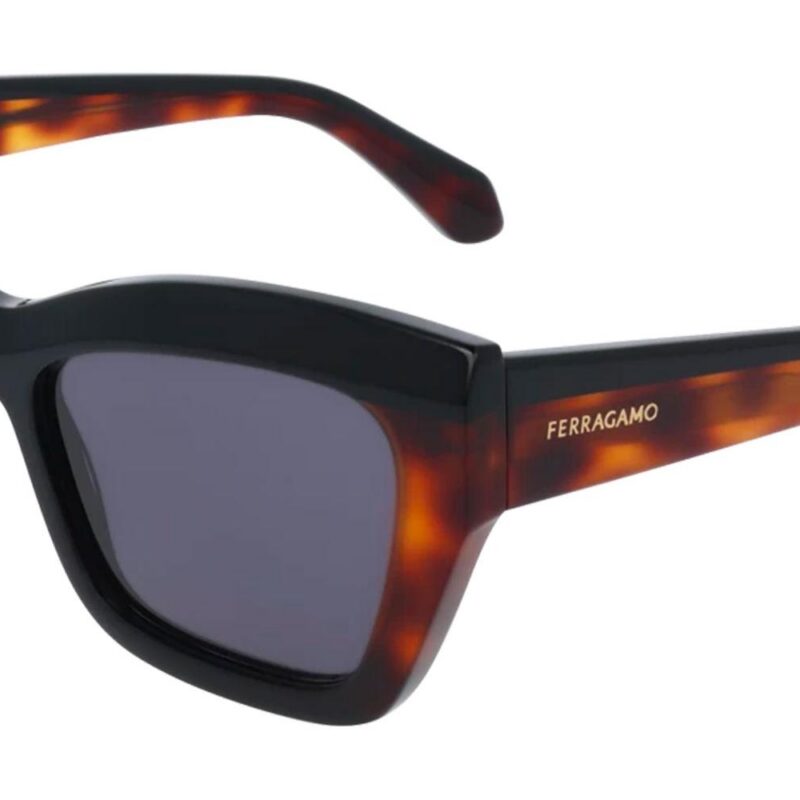 Salvatore Ferragamo Women's SF2065S Black Tortoise/Grey Sunglasses
