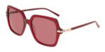 Salvatore Ferragamo Women's SF2076S Transparent Red/Pink Sunglasses