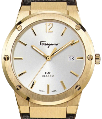 Ferragamo Men's F-80 Classic 42mm Stainless Steel Watch (SFDT00819)