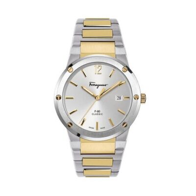 Ferragamo Men's F-80 Classic 42mm Two-Tone Watch (SFDT01420)