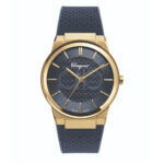 Ferragamo Men's Gancini 42mm Gold-Tone Watch (SFHP00220)