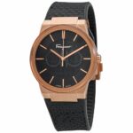 Ferragamo Men's Gancini 42mm Rose Gold-Tone Watch (SFHP00420)