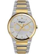 Ferragamo Men's Gancini 42mm Two-Tone Watch (SFHP00520)