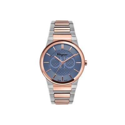 Ferragamo Men's Gancini 42mm Two-Tone Watch (SFHP00720)