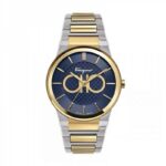Ferragamo Men's Gancini 42mm Two-Tone Watch (SFHP00820)