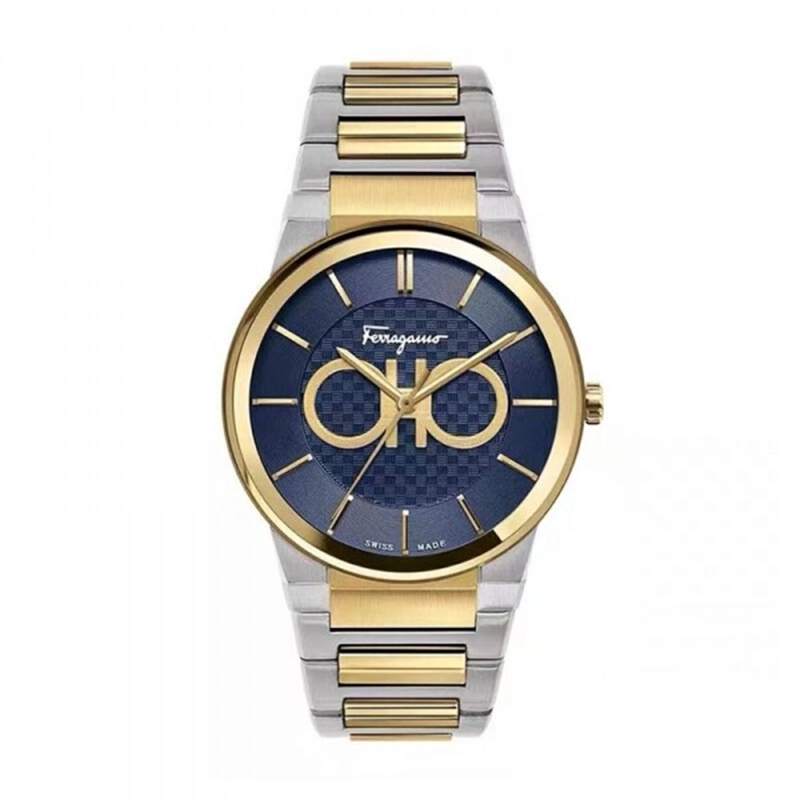 Ferragamo Men's Gancini 42mm Two-Tone Watch (SFHP00820) Ferragamo Men's Gancini 42mm Two-Tone Watch (SFHP00820)