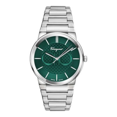 Ferragamo Men's Gancini 42mm Stainless Steel Watch (SFHP01224)