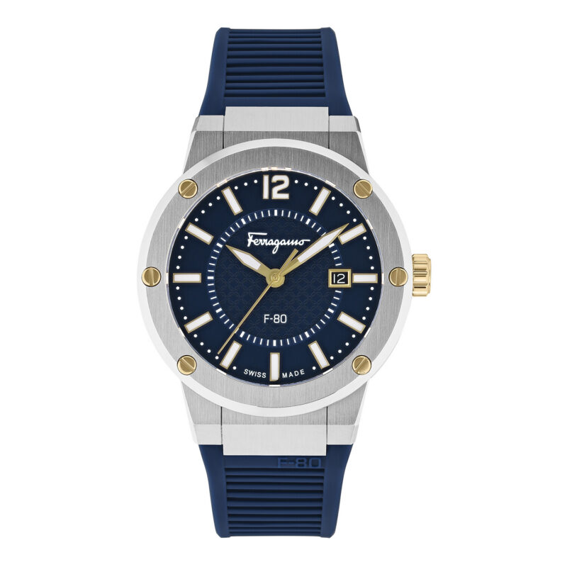 Ferragamo Men's F-80 43mm Two-Tone Watch (SFHY01122)