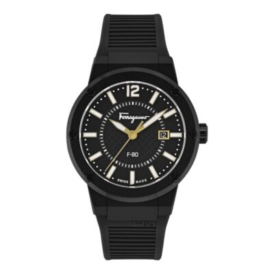 Ferragamo Men's F-80 43mm Black PVD Watch (SFHY01622)