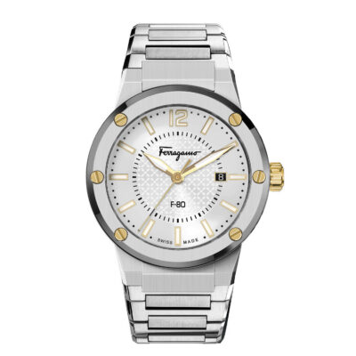 Ferragamo Men's F-80 43mm Two-Tone Watch (SFHY02922)