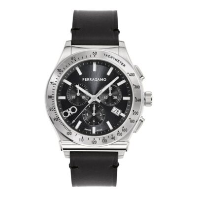 Ferragamo Men's Gancini Chronograph 42mm Watch (SFKZ00123)