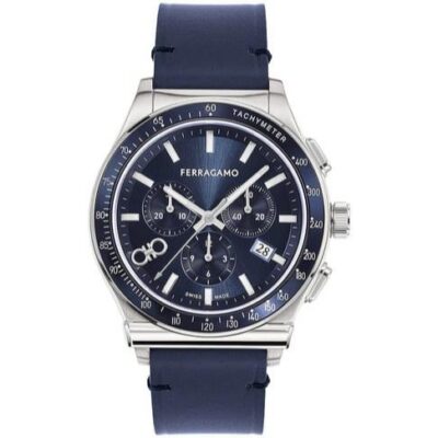 Ferragamo Men's Gancini Chronograph 42mm Watch (SFKZ00223)