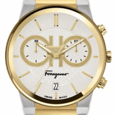 Ferragamo Men's 42mm Two-Tone Chronograph Watch (SFME00821)